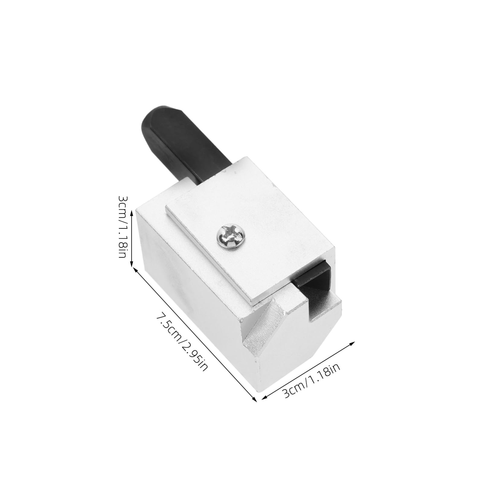 VILLCASE 3 Pezzi Jacking Angolare Destro Lavoro Di Legno Mortasare Piazza Porta Scalpello Da Mortasa Scalpello Per Serratura Angolare Multiuso Plastica Silver