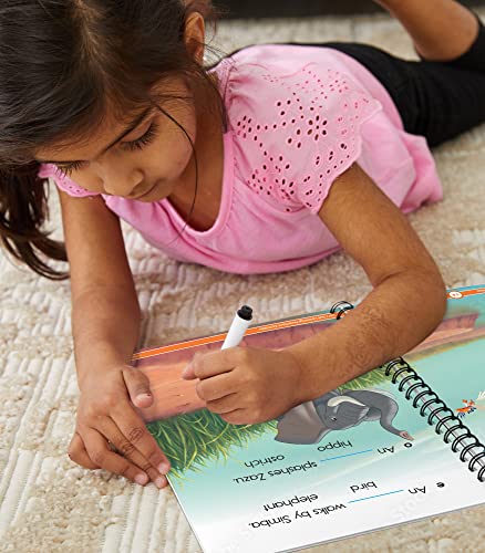 Disney Learning Let's Get Learning! Preschool Activity Book for Kids Ages 3-5, Pre K Wipe Clean Workbook With Letters, Numbers, Shapes, & Sight Words Activities, Reusable Sticker Book for Toddlers - Image 5