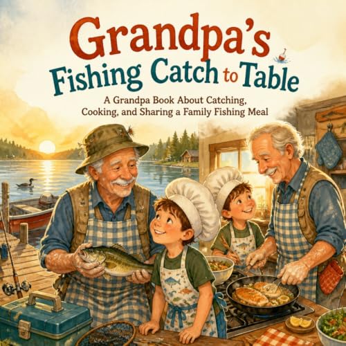 Grandpa’s Fishing Catch to Table: A Grandpa Book About Catching, Cooking, and Sharing a Family Fishing Meal (Grandpa's Fishing Adventures 4)