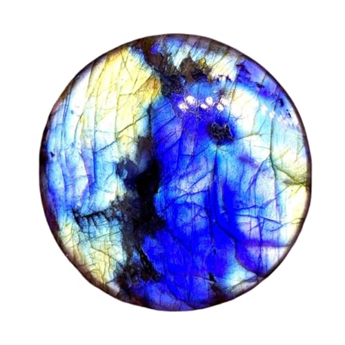 Labradorite naturelle cabochon 39mm sans fissure pour sertissage réussi