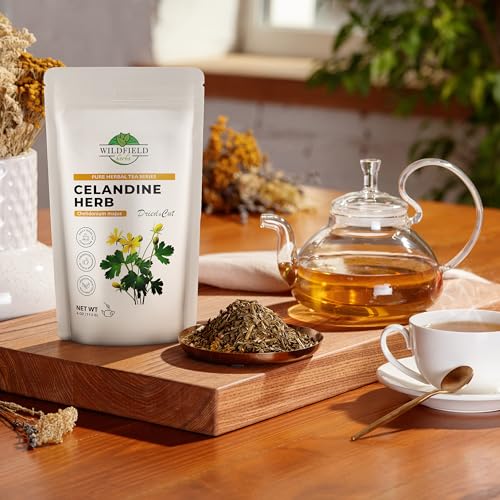 Image of 4 oz. Celandine Herb Herbal Tea (Chelidonia) - 113g Pigweed Herb Tea Celidonia Celandines
