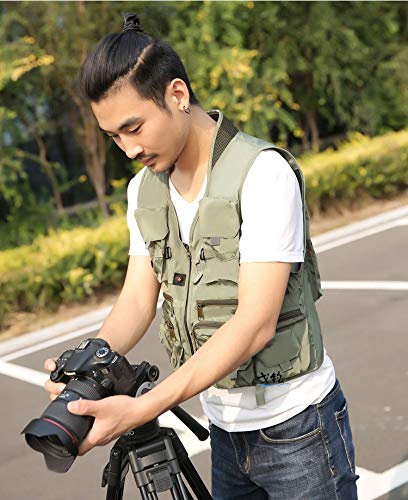 Sportsman Outdoor Multi-Pocketed Fly Fishing Vest Mesh Quick-Dry Waistcoat Jacket for Youth4