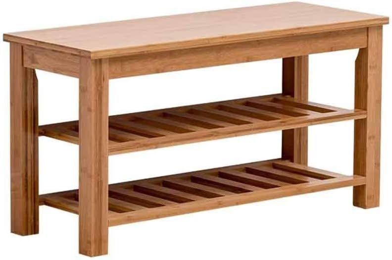 Shoe Bench, 3-Tier Shoe Rack, Shoe Storage Organizer with Seat, for Living Room, Bedroom and Hallway, Easy Assembly