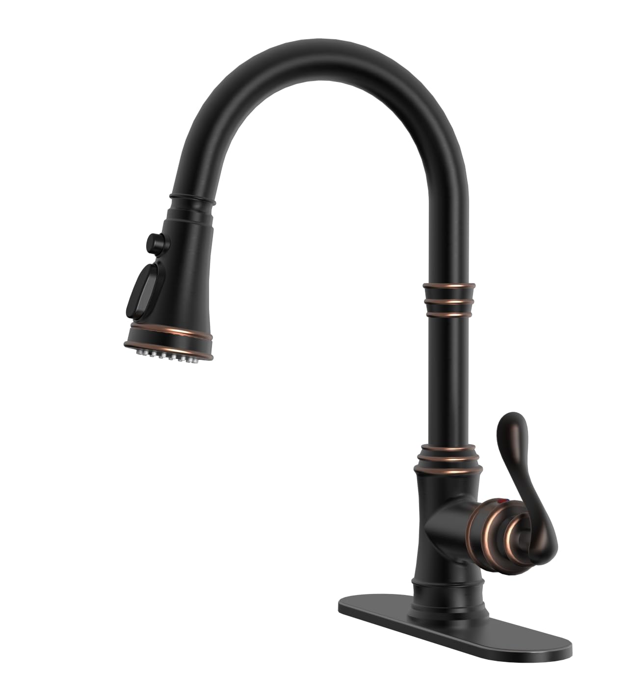 BWE Solid Brass Oil Rubbed Bronze Kitchen Faucet