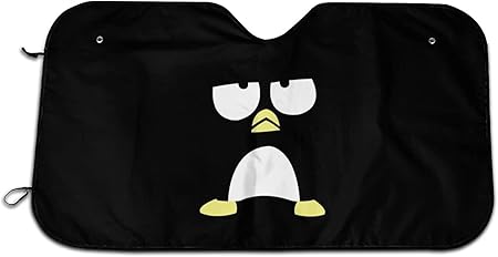 Amazon バッドばつ丸 ペンギン柄 サンシェード 車 用 フロント 吸盤2個付き 日除け 軽自動車 車用品 Uvカット 雑貨 おもしろい かわいい おしゃれ アニメ ｋｉｓｙｍｅａｒ キャラクター グッズ 130 70cm サンシェード 車 バイク