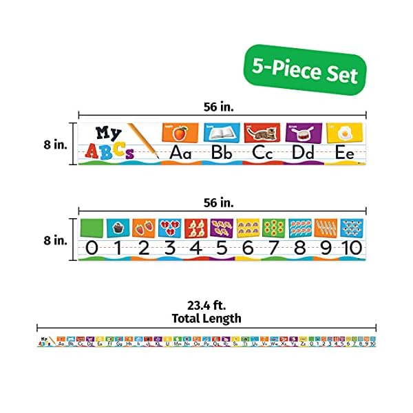 20 Klassenzimmer-Lernposter für Vorschüler, Kleinkinder, Kindergarten, Elementar, 40,6 x 27,9 cm, 20 Stück – Lernposter für Kleinkinder, Wand, Vorschule, Kindergarten, Kinderzimmer, Dekoration – Bild 7