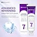 MSDRWIKEY 2-Pack Popping 7-Pro Whitening Toothpaste | Deep Whitening & 7 Probiotics for Oral Health | Purple Beads for Extra Freshness | Fluoride-Free