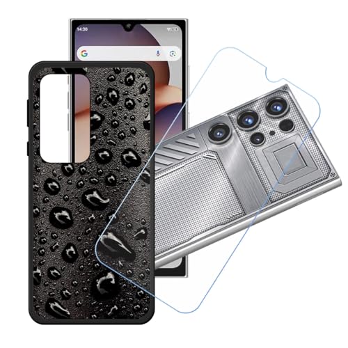 Oukitel C61 GT�p�����K���X�X�N���[���K���X�t��GYDQQKJ�P�[�X�A�_��ȃ\�t�g�ی�P�[�X�J�o�[Oukitel C61 GT�p�V���R���W�F��TPU�P�[�X�J�o�[�i6.88 "�j- LH47