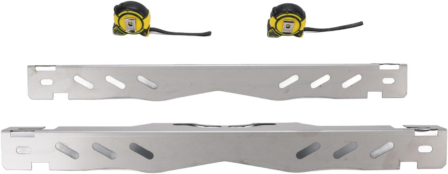 Wheel Alignment Tools Heavy Duty Automotive Hub Alloy Steel Toe Plates with 2 Tape Measures for Vehicles Tire Repair