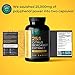 Citrus Bergamot Extract 1000mg Capsules — Natural 25:1 Citrus Bergamot Supplement with 50% Polyphenols Extract and Black Pepper — Natural Formula Vegan and Non-GMO — 180 Capsules