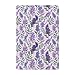 Elegant Lavender Floral Pattern Crib Sheet for Boys Girls Stretch Baby Toddler Crib Fitted Sheets Soft Fitted Baby Mattress Cover Bed Sheet for Unisex Newborn Crib Mattress M