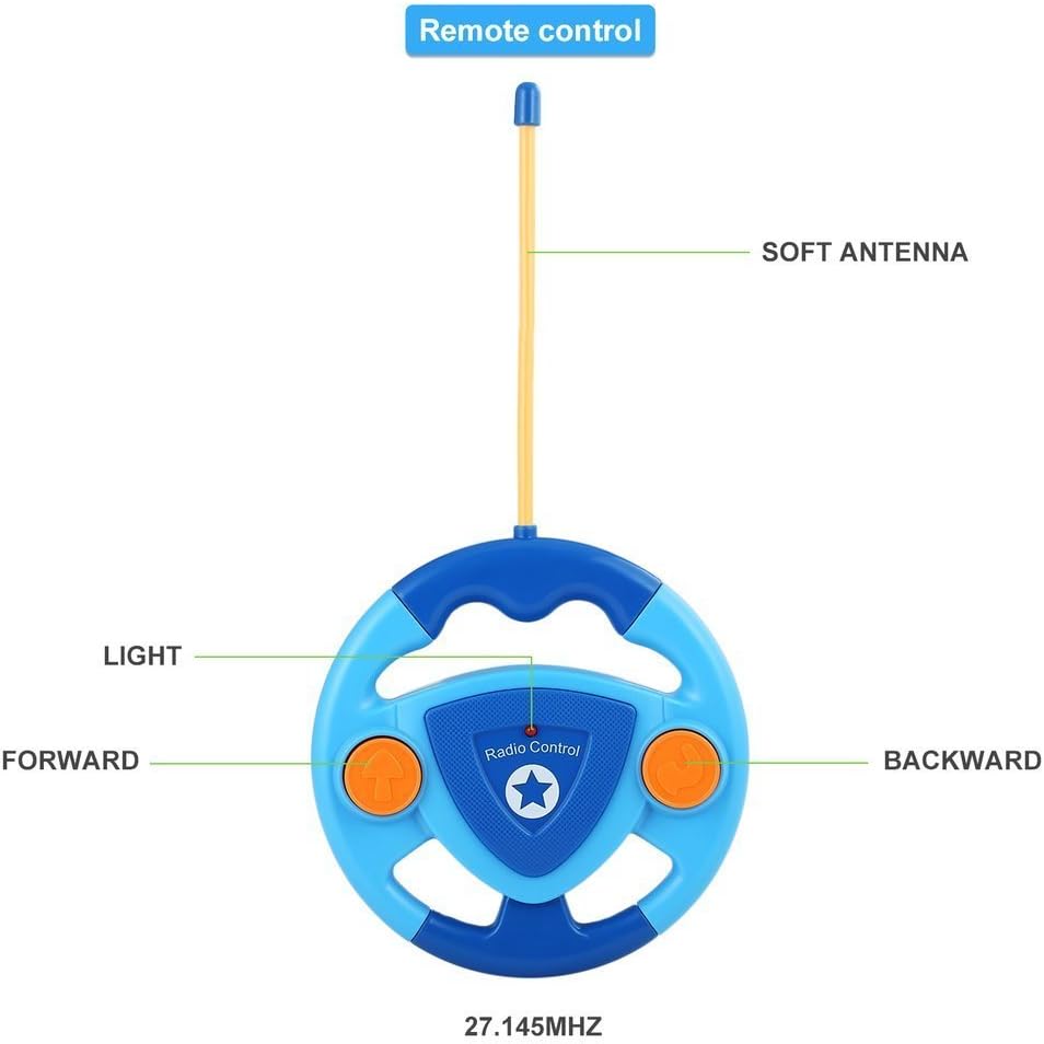 Liberty Imports My First RC Cartoon Car Vehicle 2-Channel Remote Control Toy - Music, Lights and Sound for Baby, Toddlers, Kids (Airplane) : Toys & Games