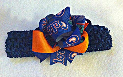 Gators Baby Girl Boutique Bow Crocheted Headband