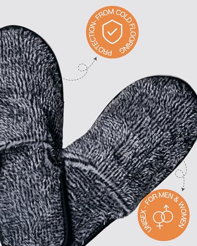 Image of Premium Fur Home Slippers For Women & Men For Winter Capet Slippers for Bedroom Indoor Carpet house slides