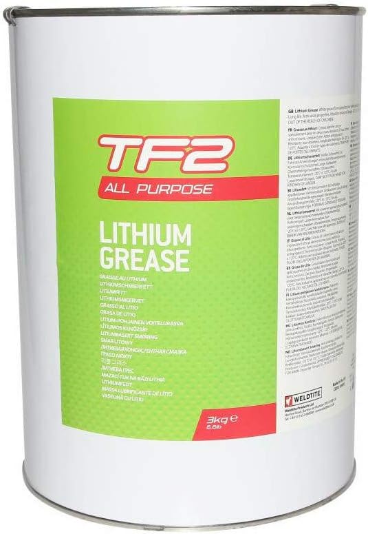 Weldtite TF2 Lithium Bicycle Grease (3 kg Pot) : Amazon.co.uk: Sports ...