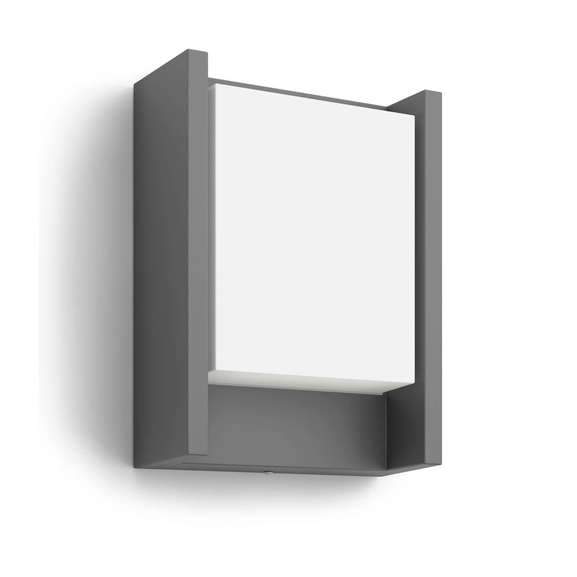 Philips LED Arbour Ultra Efficent Outdoor Wall Light [Anthracite - 1x3.8W] 3000K White. for Home, Garden, Patio Lighting for Energy Saving