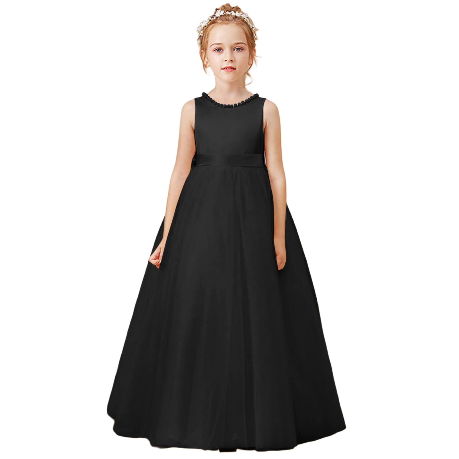 Vestidos de niña Modernos para Cualquier ocasión, Fiestas y Uso Diario, diseño Elegante y cómodo para jóvenes Amantes de la Moda, de Punto piqué, Ligero y Bordado, Ideal para Verano