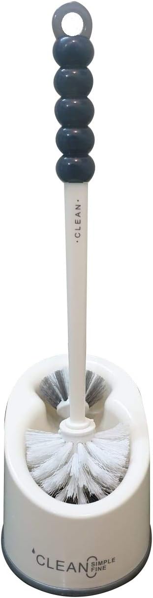 2 in 1 Toilet Cleaning Nylon Brush with Storage Box