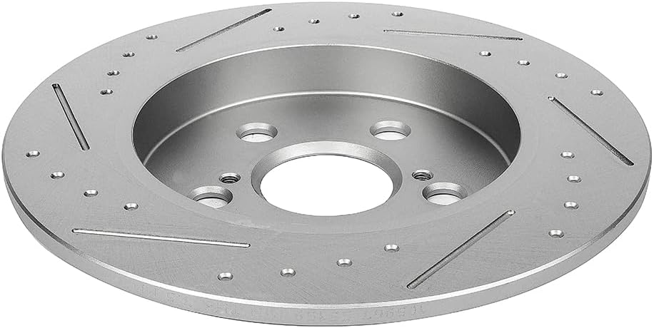ECCPP 55159 2pcs Rear Solid Disc Brake Rotors Fit For Lexus For CT200h 2011-2017,For Pontiac For Vibe 2009-2010,For Toyota For Corolla 2009-2022