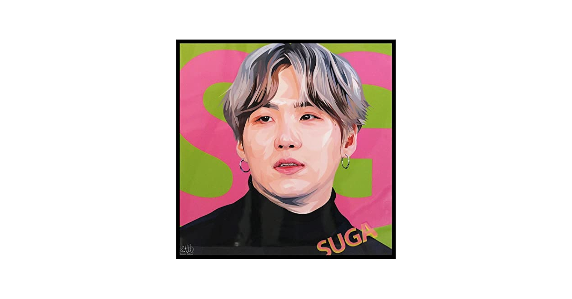 BTS SUGA シュガ ユンギ  アクリル フレーム 額縁 BTS 防弾少年団美品 BTSユンギ BTSシュガ Suga BTS額縁 BTS額縁