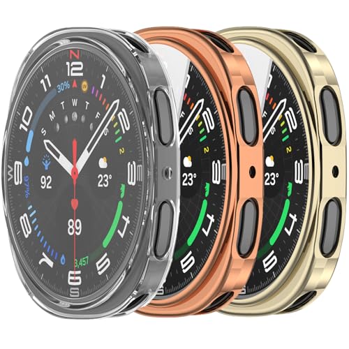 Yrzper Samsung Galaxy Watch 8 44mmP[XΉ \tgTPUbL Sh~ XN[veN^[P[XJo[ Samsung Galaxy Watch 8 40mmp (NA[YS[hA40mm)