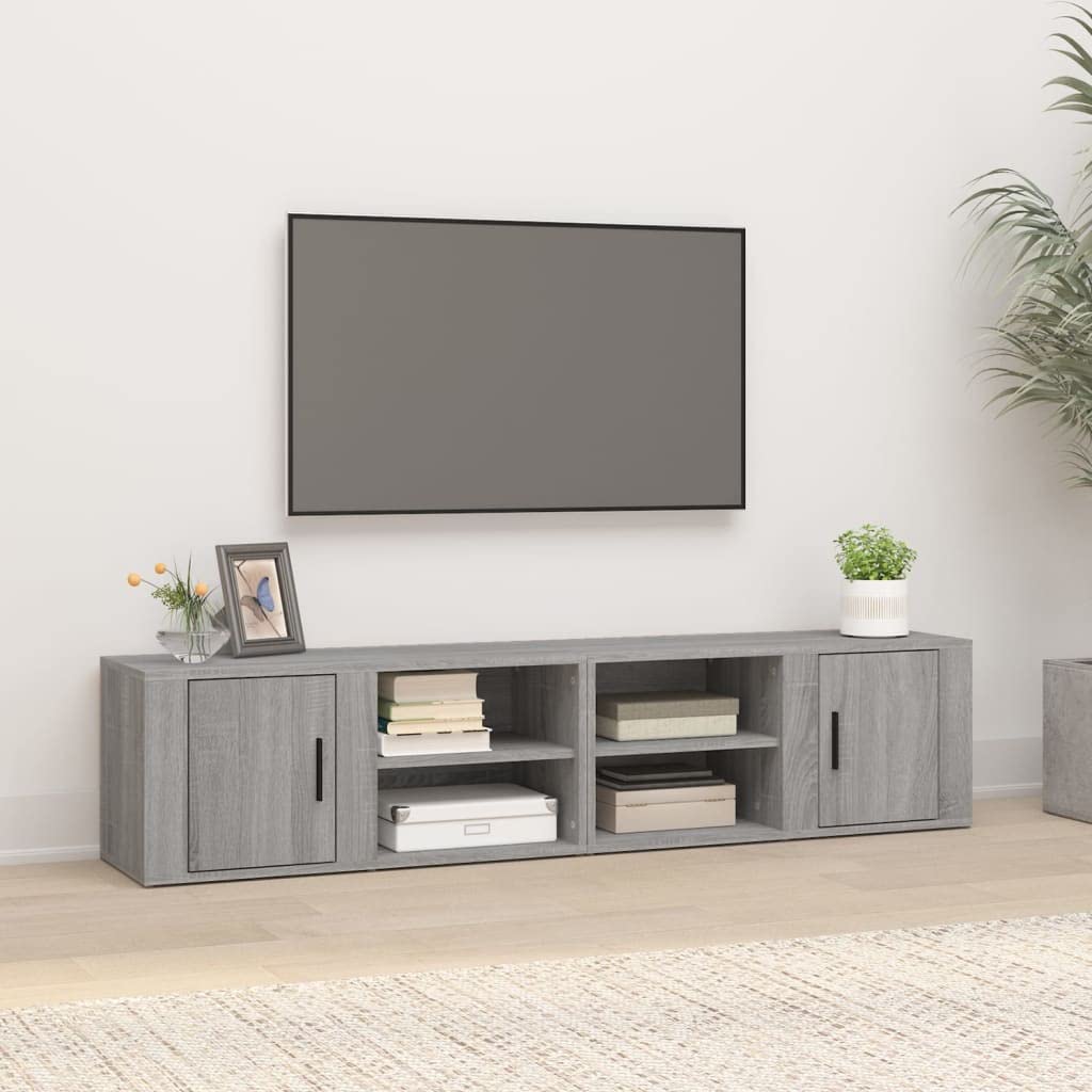 Centros de entretenimiento gris Sonoma para renovar tu salón con estilo actual