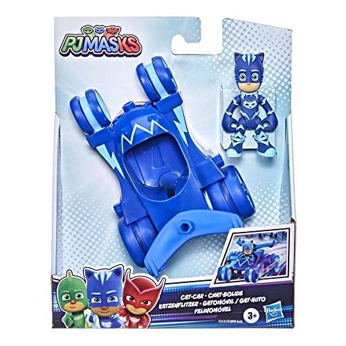 PJ Masks - Boneco Menino Gato e Felinomóvel, Azul