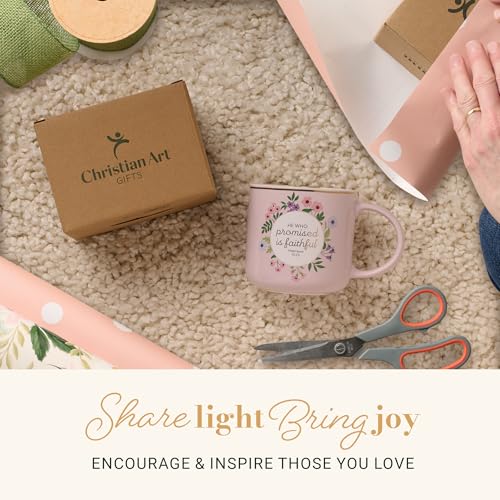 Image of Christian Art Gifts Inspirational Scripture Ceramic Coffee Mug for Women