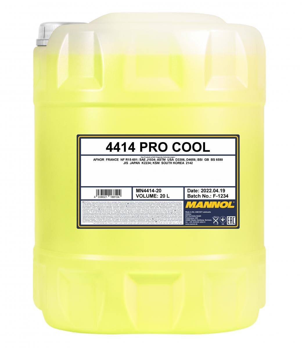 MANNOL MN4414-20 Antigelo 20L giallo