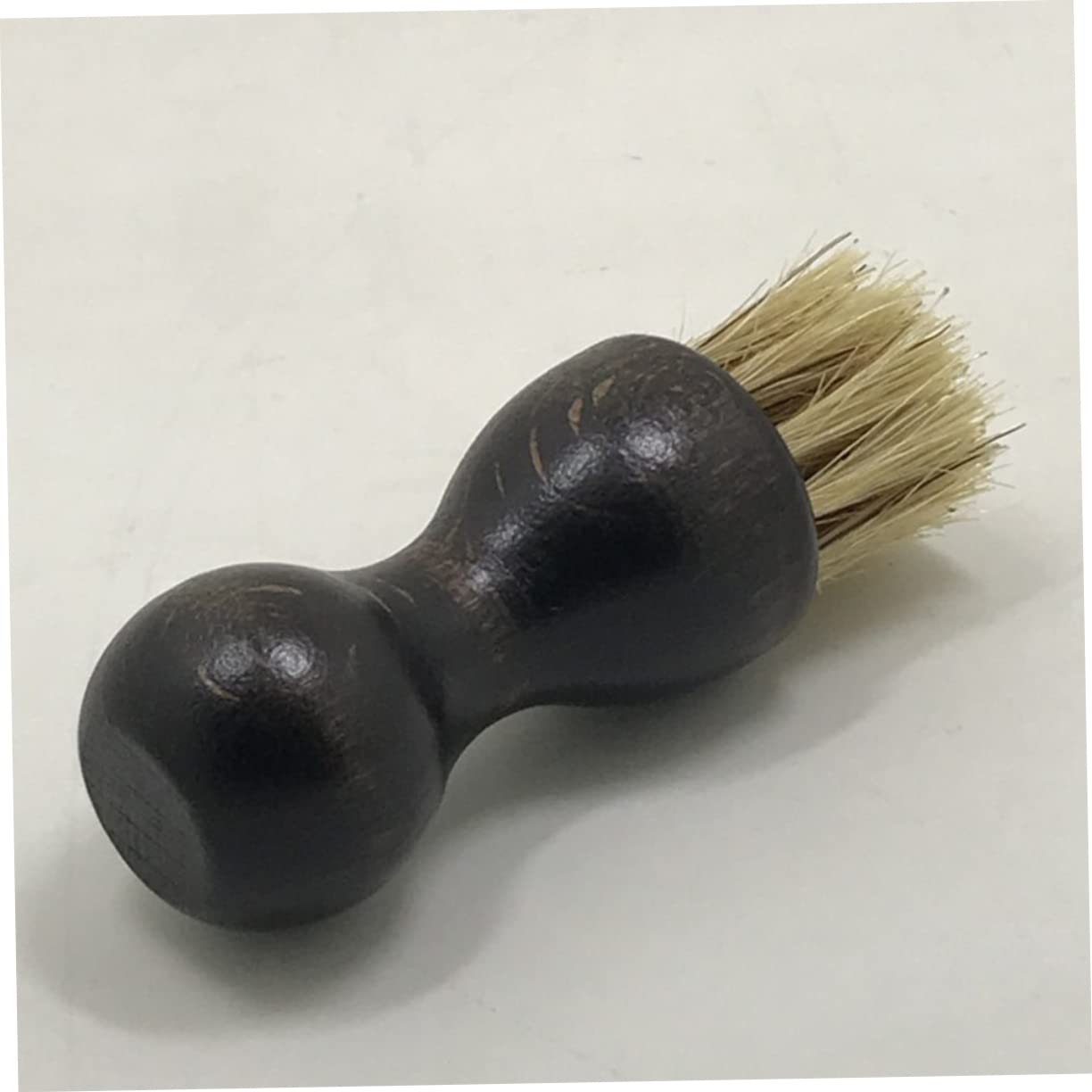 Ipetboom 2piezas Cepillo De Limpieza para Zapatos Cerdas De Jabali Duradero Unidades Ligero y Portátil