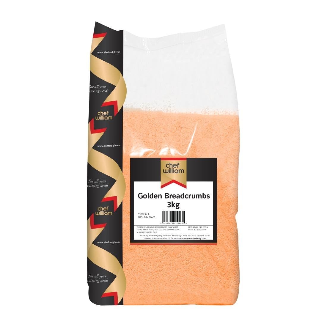 Chef William Golden Breadcrumbs - 3kg