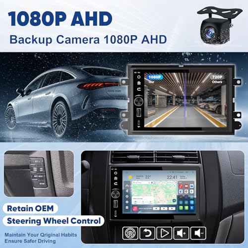 Radio Auto 7" HD Pantalla Táctil para Ford F150 F250 F350 miniatura 6