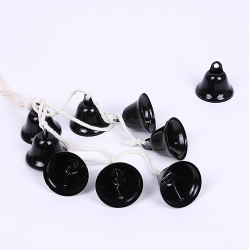 Miniatura 3 de 2 campanas de bruja para pomo de puerta para protección hechas a mano decorativas para colgar en la puerta, campanas de viento de bruja para