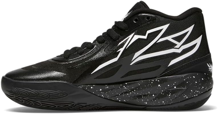 PUMA Kids Boys Mb.02 Basketball Sneakers Shoes - Black