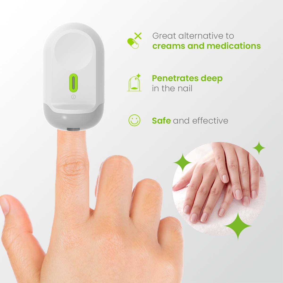 Buy TensCare Nailit Portable Nail Cleaning Laser Device, Improve the Appearance of Finger and