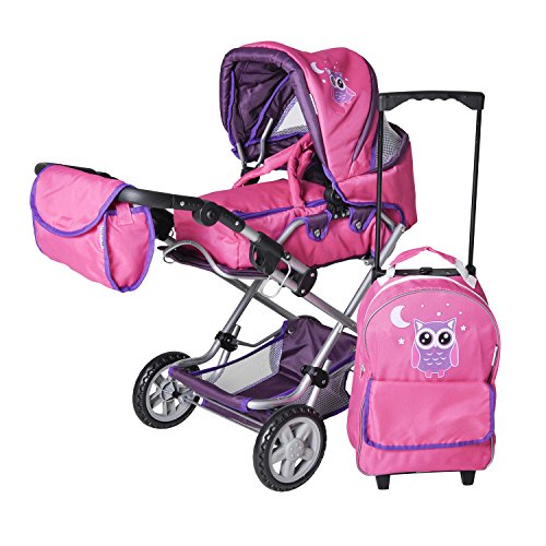 Knorrtoys 61439 Puppen-Kombi-Set Luke mit Trolley