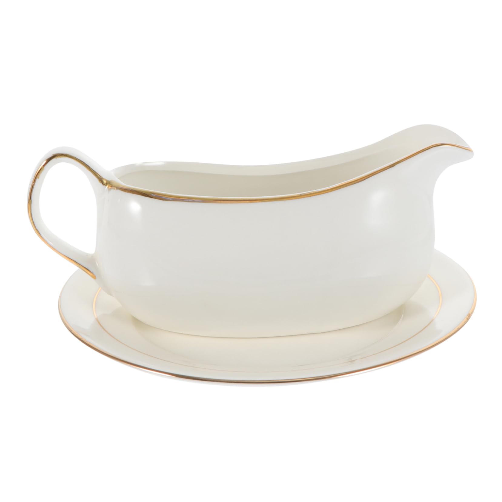 MOLUCKFU 1 Set There Is a Juice Bucket in Phnom Penh Serving Gravy Pourer Porcelain Cream Pitcher Gravy Ladle Sauce Cup Terrarium Faux Books for Decoration Small Gravy Boat Ceramics White