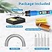 Soldering Iron Kit, 80W 110V LCD Digital Solder Iron Pen with Ceramic Heater, Portable Welding Tools with 5pcs Tips, Stand, Solders Wire, Sponge, Paste, for Metal,Electric Repairs, DIY