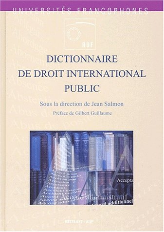 Télécharger Dictionnaire de droit international public Livre PDF Gratuit