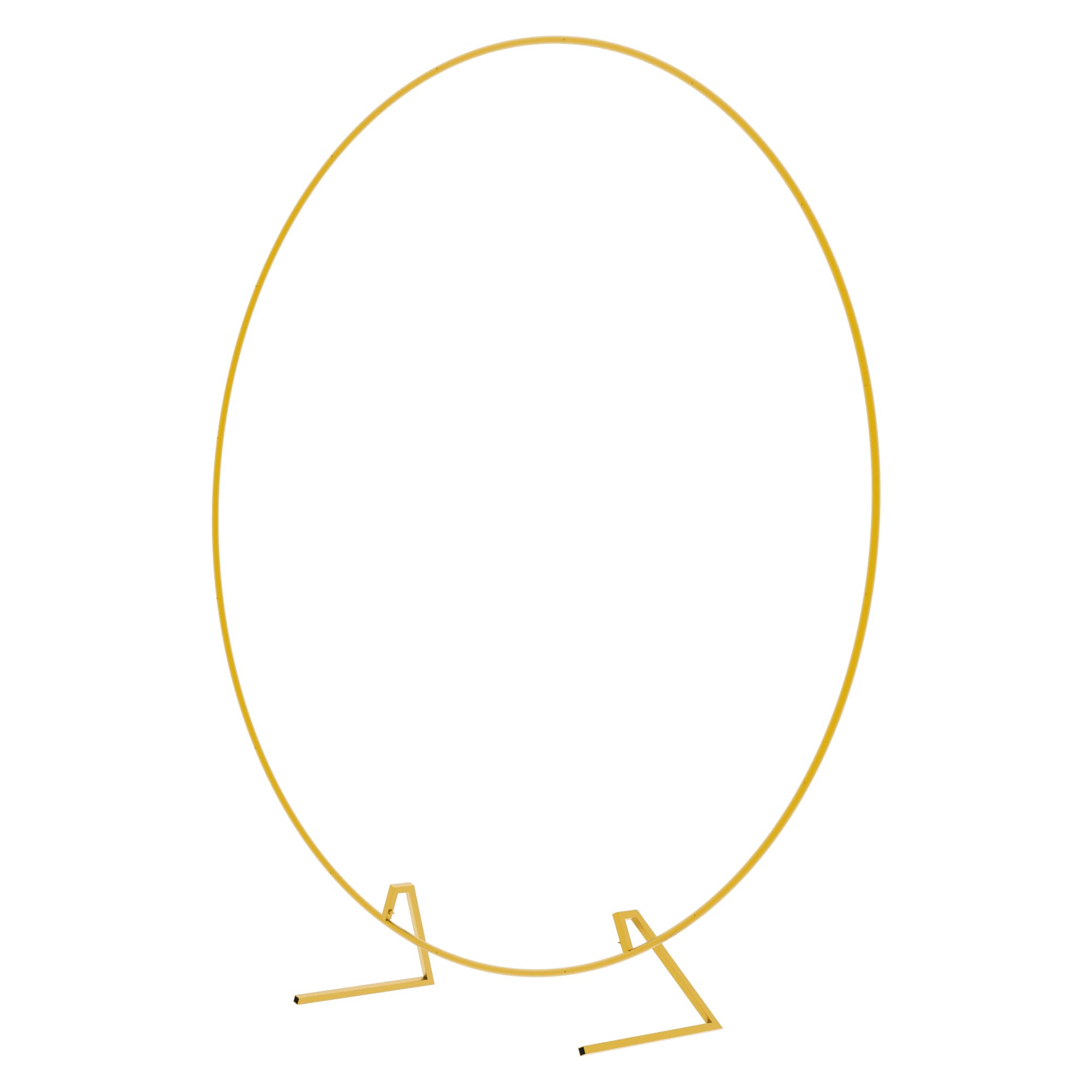 Fomcet 6.6FT Wedding Arch Gold Metal Round Backdrop Stand Circle Balloon Arch Frame Wedding Arches for Ceremony Anniversary Birthday Party Graduation Photo Background Decoration