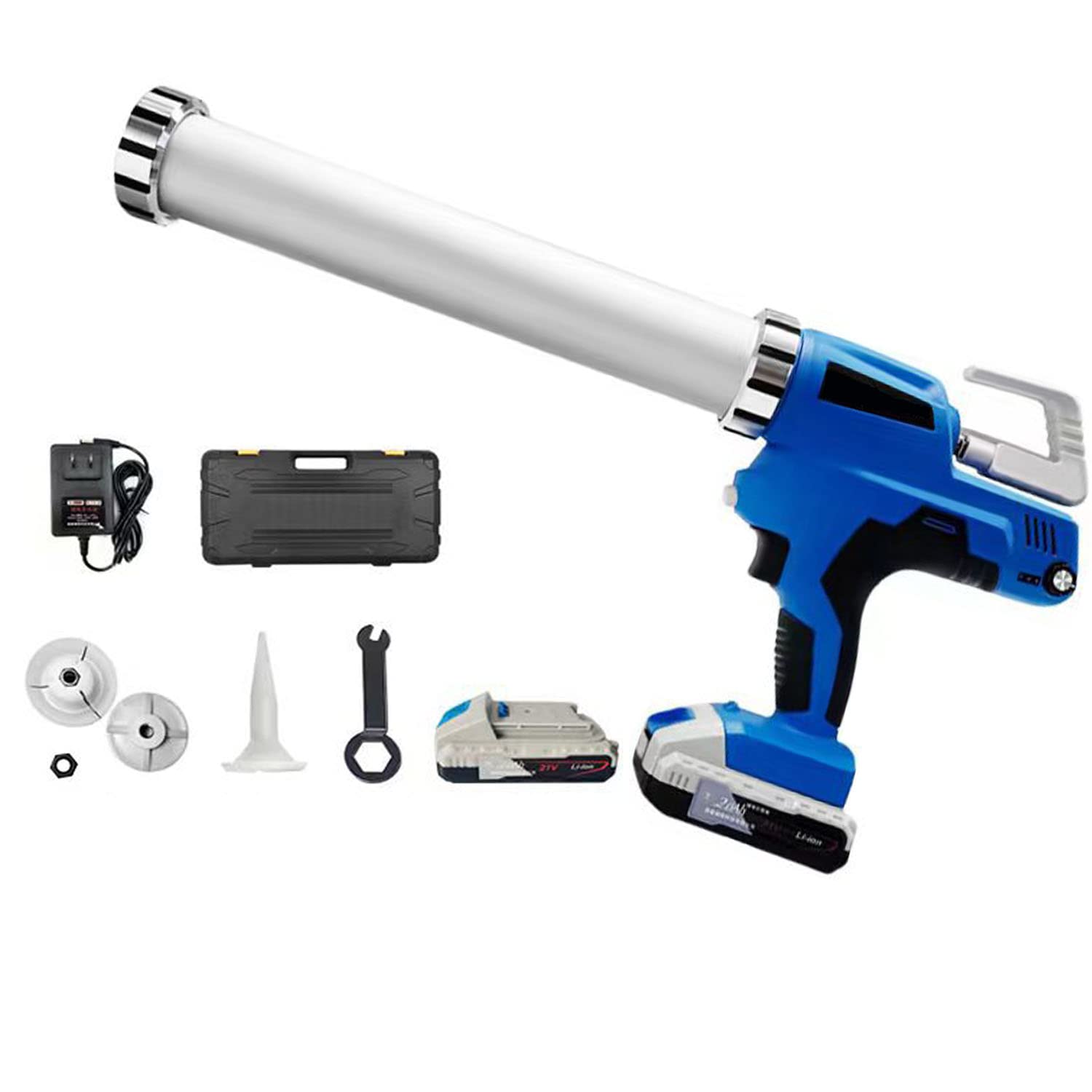 Dripless Bulk Caulk Gun Kit, Electric Cartridge Adhesive Caulking Gun