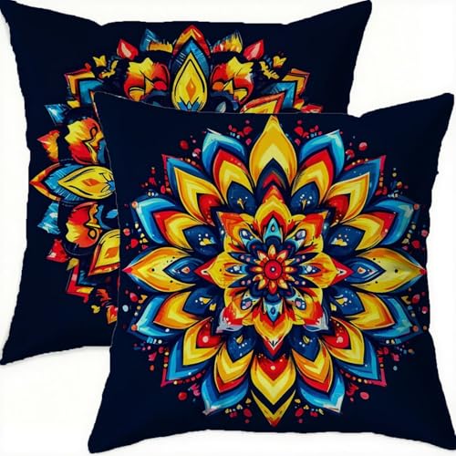 Housse coussin 60x60cm velours imperméable avec fermeture éclair - 2