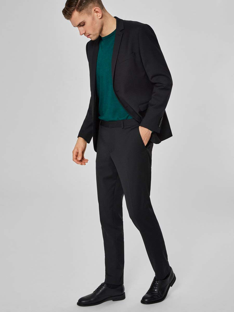 SELECTED HOMME Slhslim-mylobill Blue TRS B Noos Pantaloni Completo Uomo