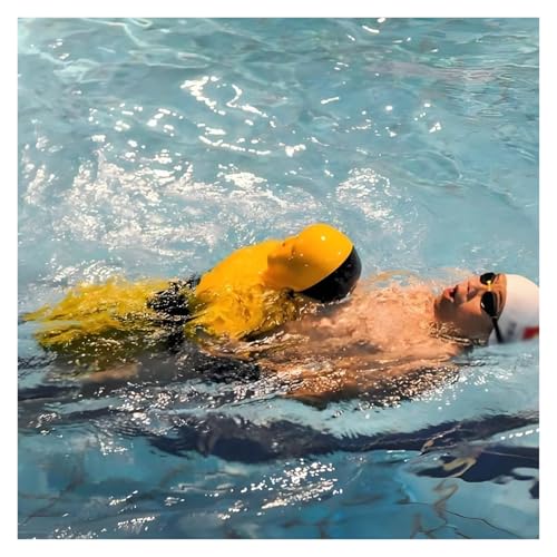 Drowning Drill Model, 39.4in Tall Water Rescue Simulator Weight Adjustable, Reusable PE Water Rescue Training Equipment for Water Life Saving Competitive Events(Yellow,1 Pack)
