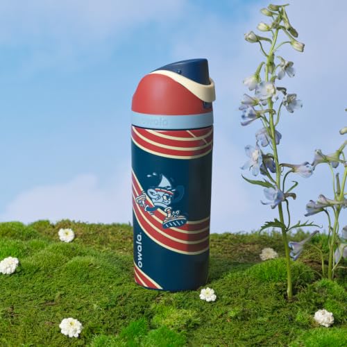 Image of Owala FreeSip Kids Stainless Steel Water Bottle 16 oz Ready, Set, Sip