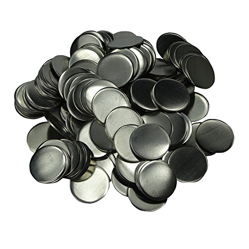 Dawei 100Pcs 3"(75Mm) Top/Bottom Cover Clip Pin Blank Badge & Button Parts For Badge Maker Machine #TOP1