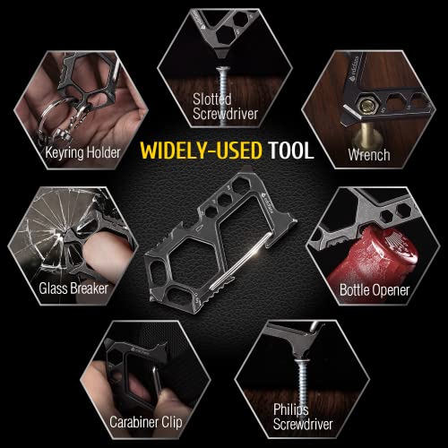 11-in-1 Stainless Steel Multitool Carabiner