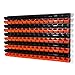 Lot de 150 XS en noir et orange boites avec supports, porte-outils