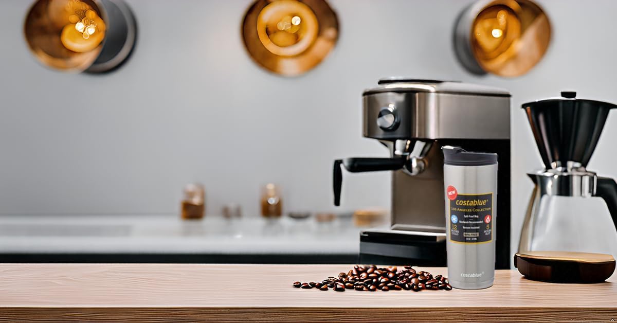 Travel Coffee Mug 16 Oz. Stainless Steel, Leak Proof Dishwasher Safe Lid, Double Wall Coffee Cup, Reusable Insulated Tumbler for Hot & Cold Beverages Eco friendly - Image 5