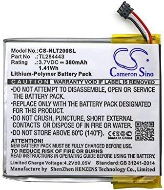 Cameron Sino Li-Polymer 3.70V 380mAh / 1.41Wh Battery Compatible with Nest TL284443, Fits Nest Learning Thermo2nd Generation,Learning Thermostat 3rd Generation,T3007ES,T3008USstat,A0013